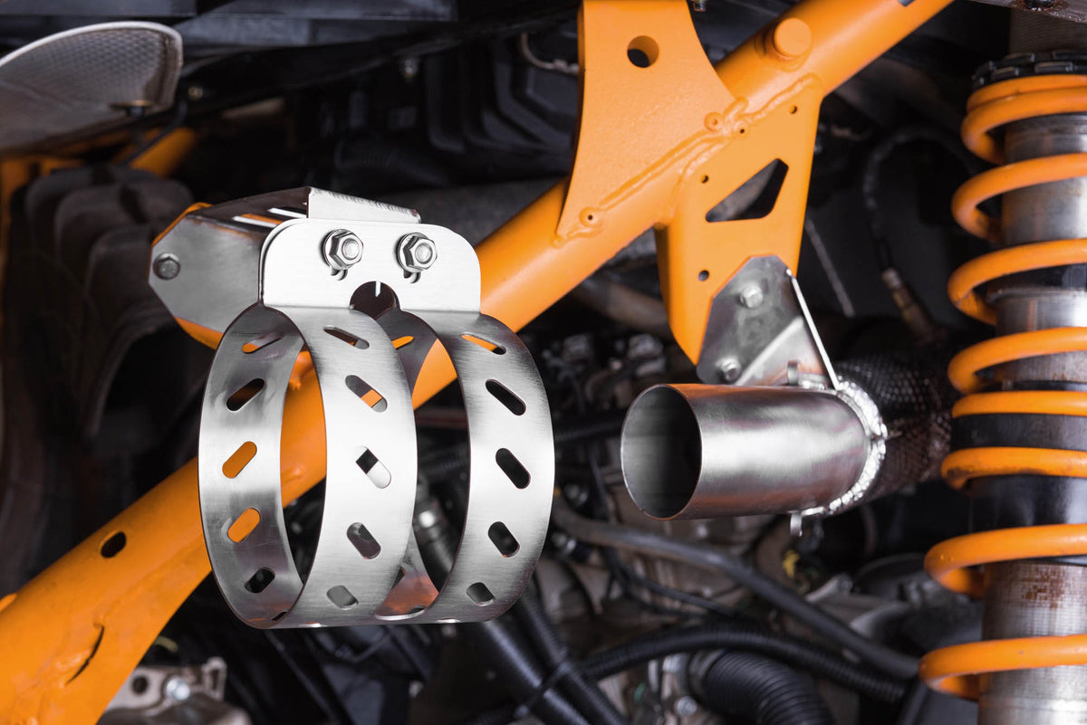 Can Am Maverick X3 Turbo sports exhaust with Ljuddämpare