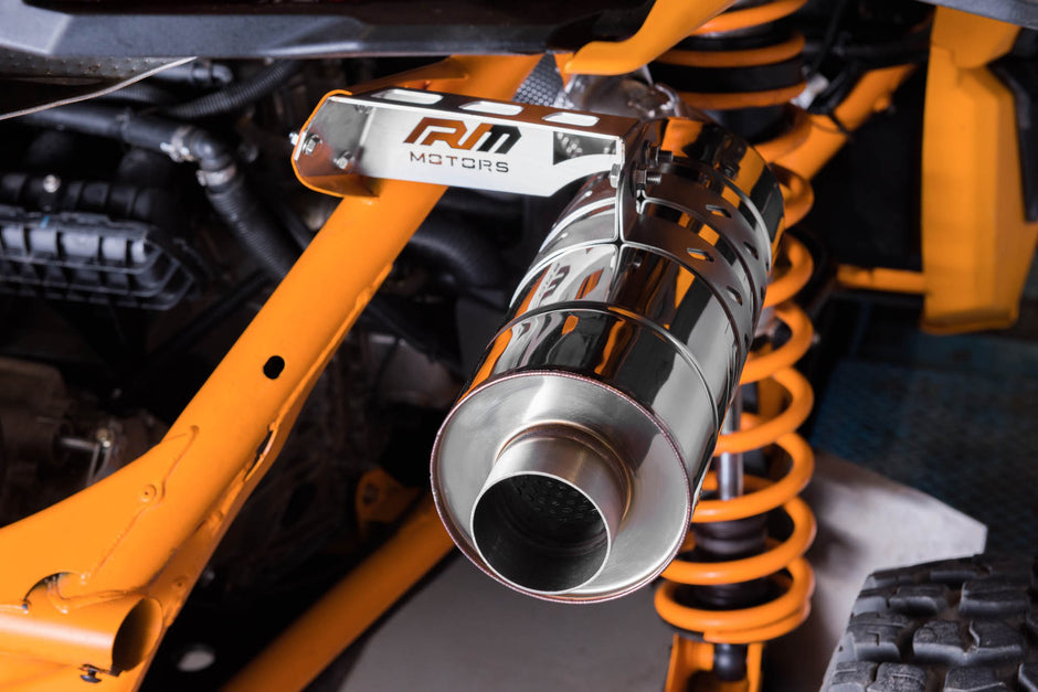 Can Am Maverick X3 Turbo sports exhaust with Ljuddämpare