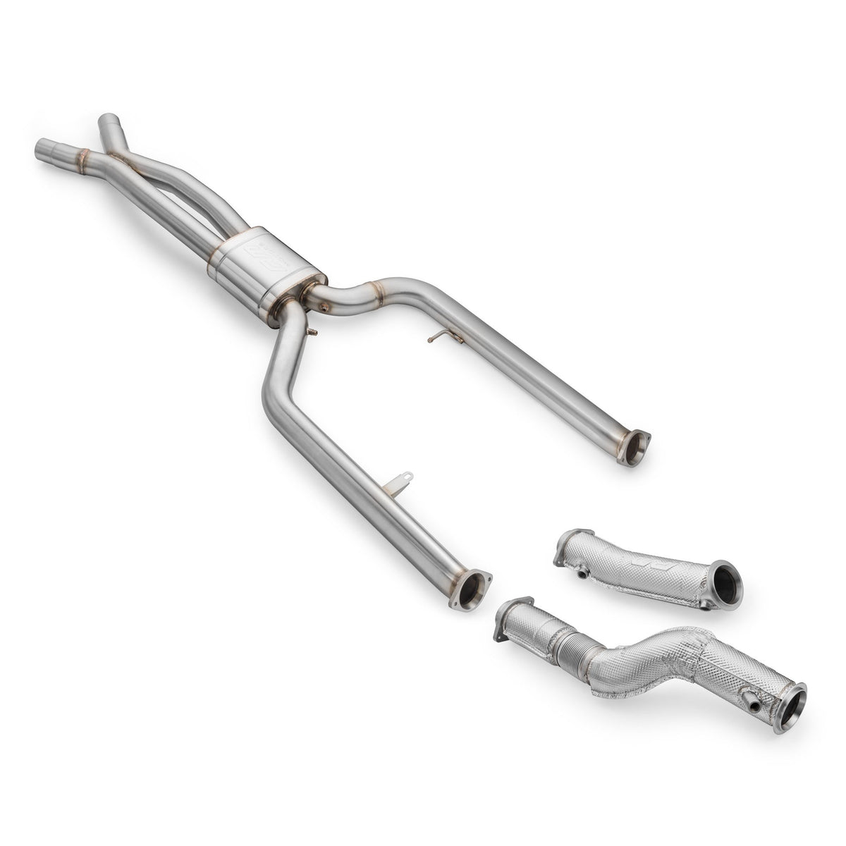Downpipe set and midpipe section BMW M3 Competition (G80, G81) S58B, M4 (G82 / G83) 3.0 S58 Corsa Design