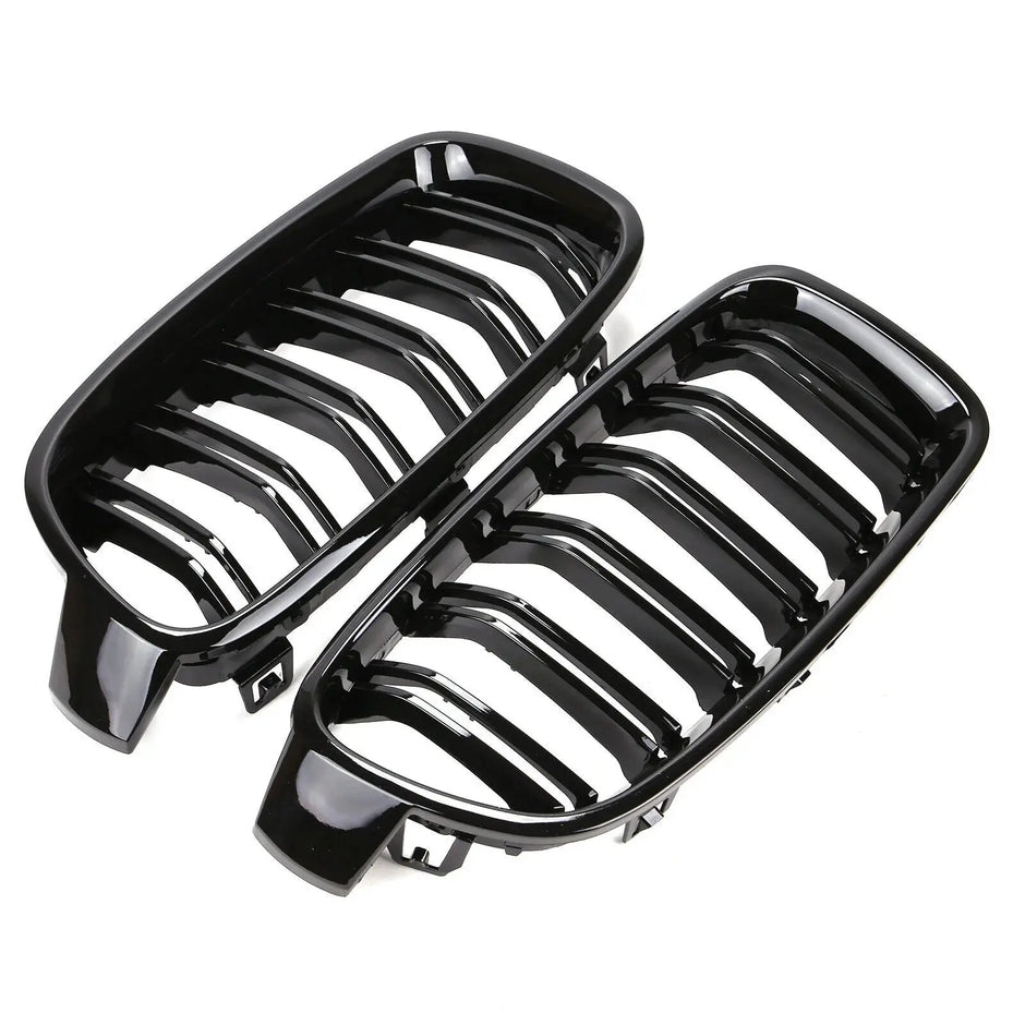 BMW 3-Serie F30 / F31 Njurar / Grill – Blanksvart (Komplett Set) Corsa Design