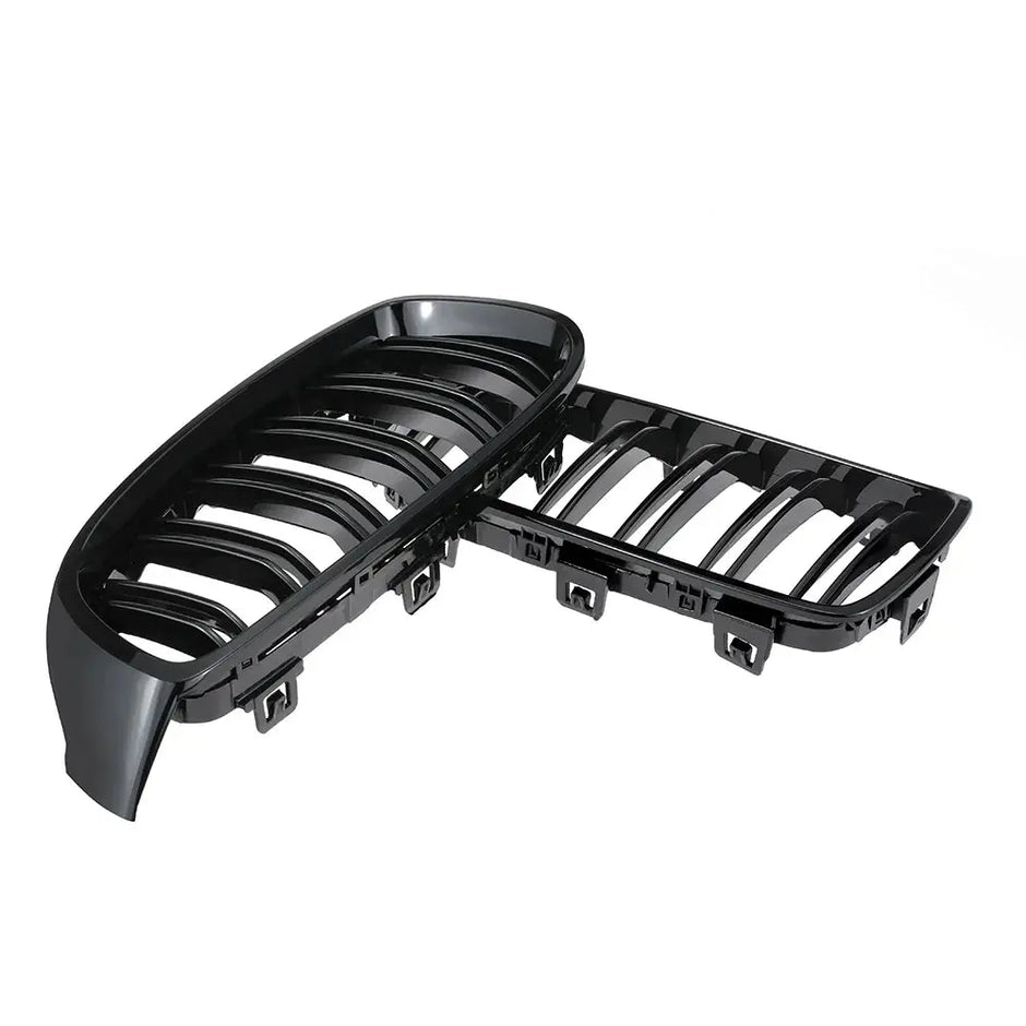 BMW 4-Serie F32 / F33 / F36 Njurar / Grill – Blanksvart (Komplett Set) Corsa Design