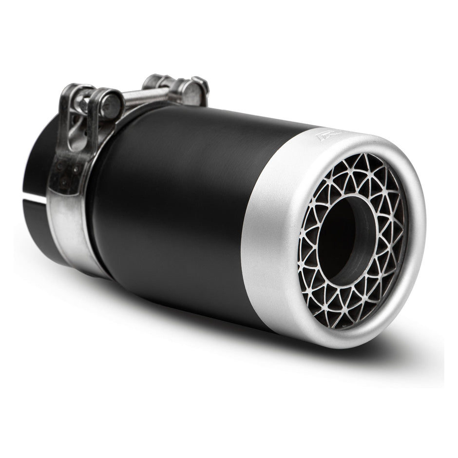 HYBRID Ändrör - straight rounded with diffuser silver Corsa Design