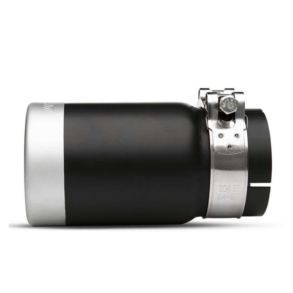 HYBRID Ändrör - straight rounded with diffuser silver Corsa Design