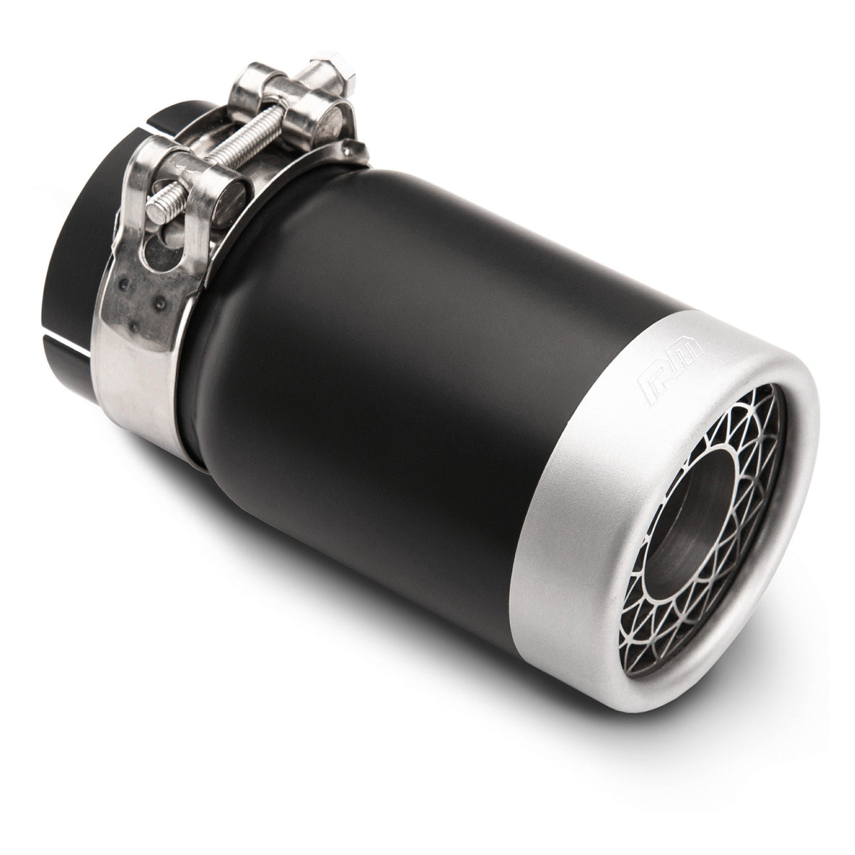 HYBRID Ändrör - straight rounded with diffuser silver Corsa Design