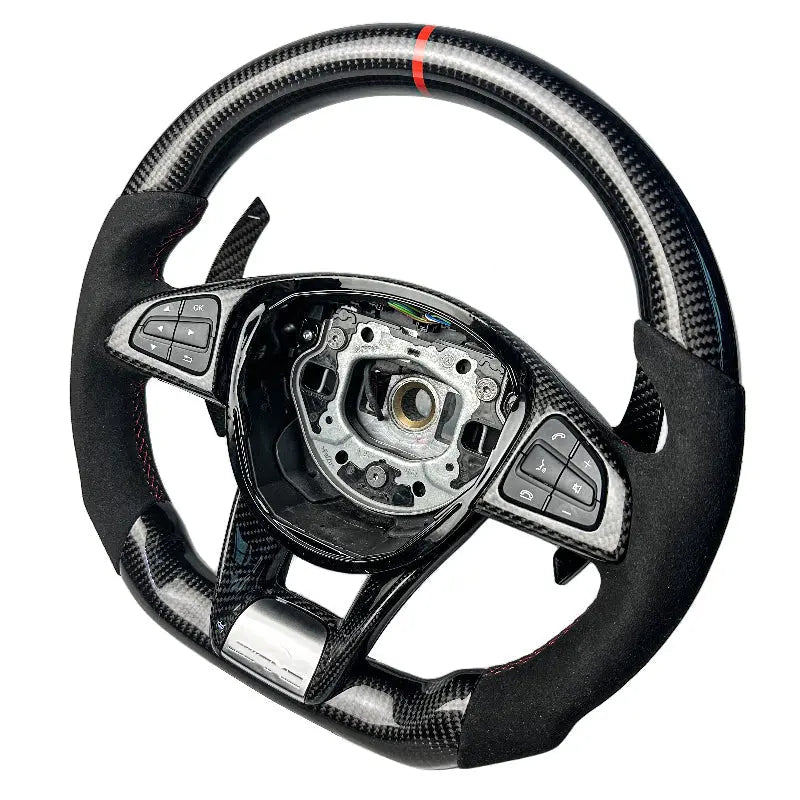 Custom Kolfiber- & Läderratt – Mercedes-Benz (A / C / E / S / CLA / CLS / GLA / GLC / G-Klass / AMG) Corsa Design