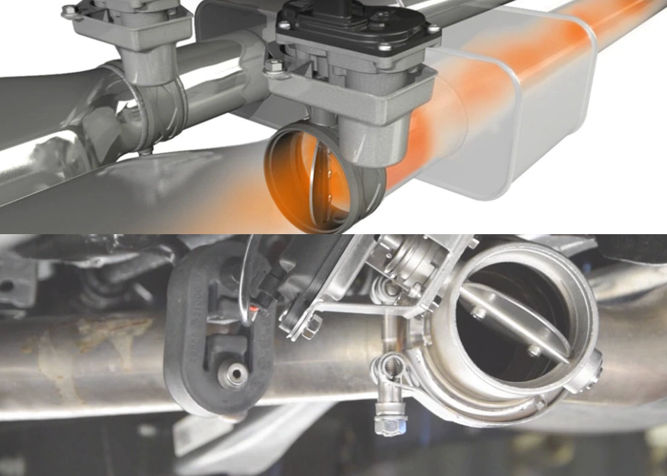 Exhaust throttle adjuster actuator BMW 2