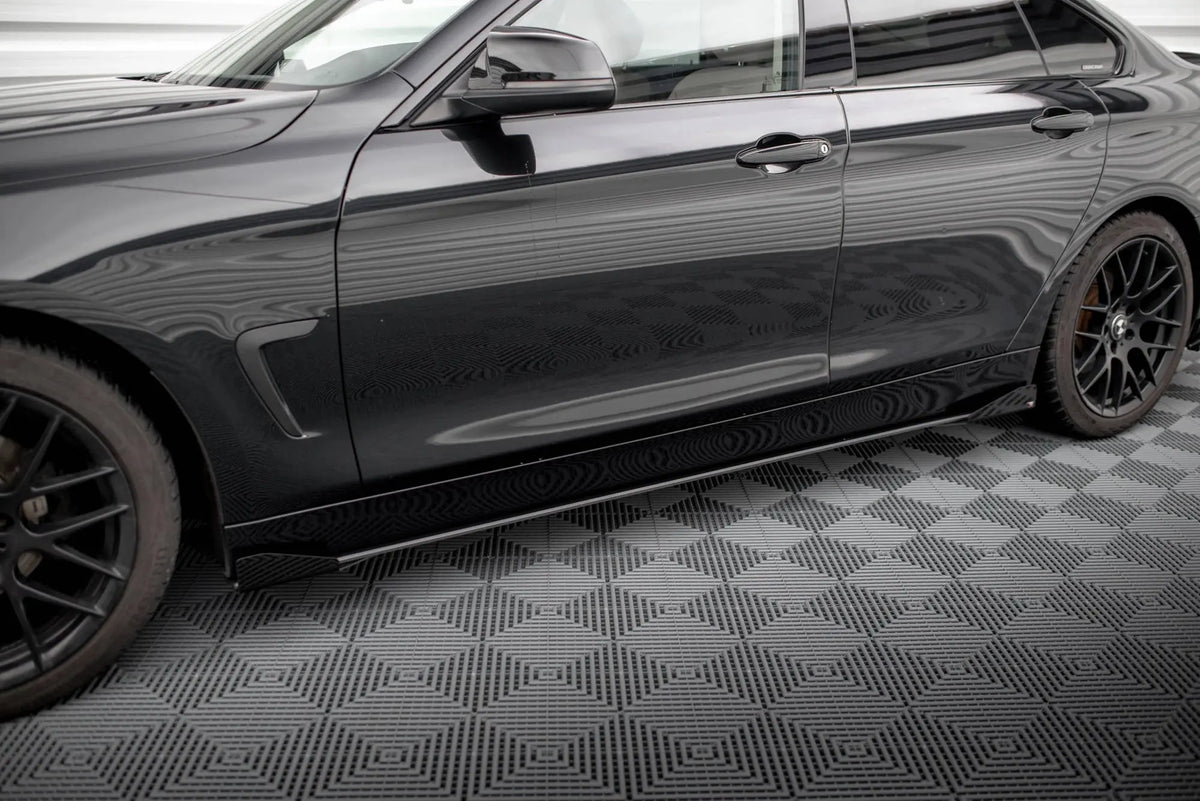 Street Pro Sidoextensions + Flaps V1 | BMW F36 Gran Coupe | Maxton Design DDESIGN