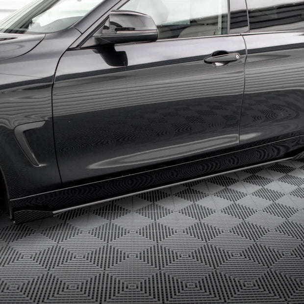 Street Pro Sidoextensions + Flaps V1 | BMW F36 Gran Coupe | Maxton Design DDESIGN