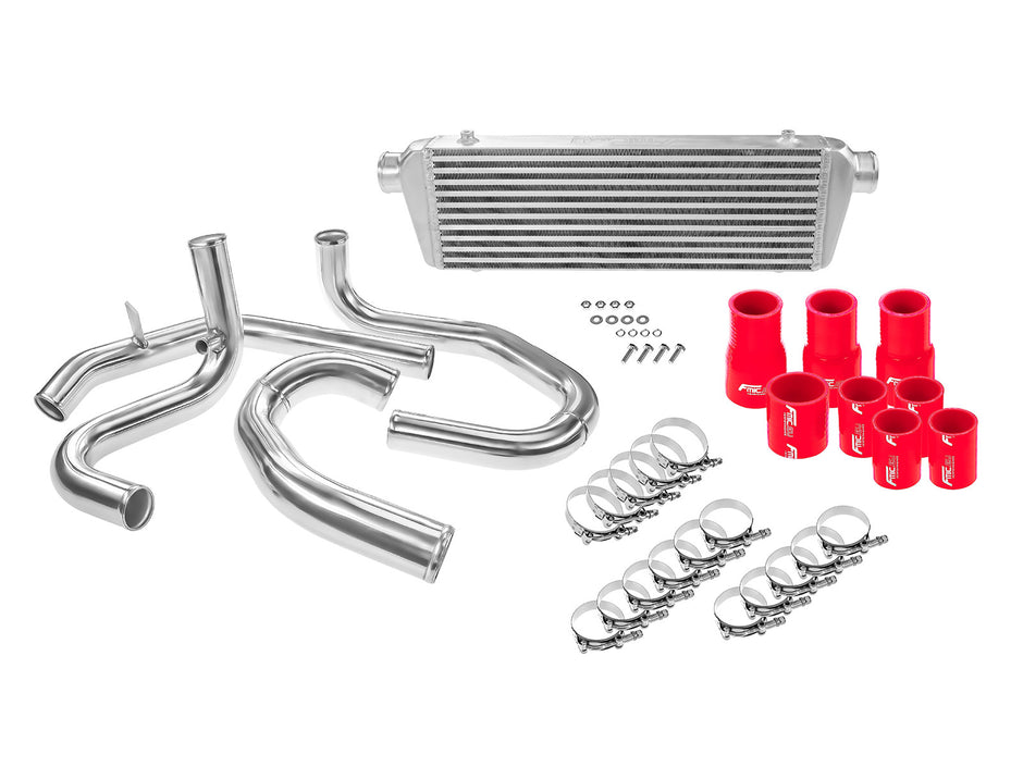 FMIC.EU Intercooler-kit VW Golf 4 / Jetta 1.8T (Röd)