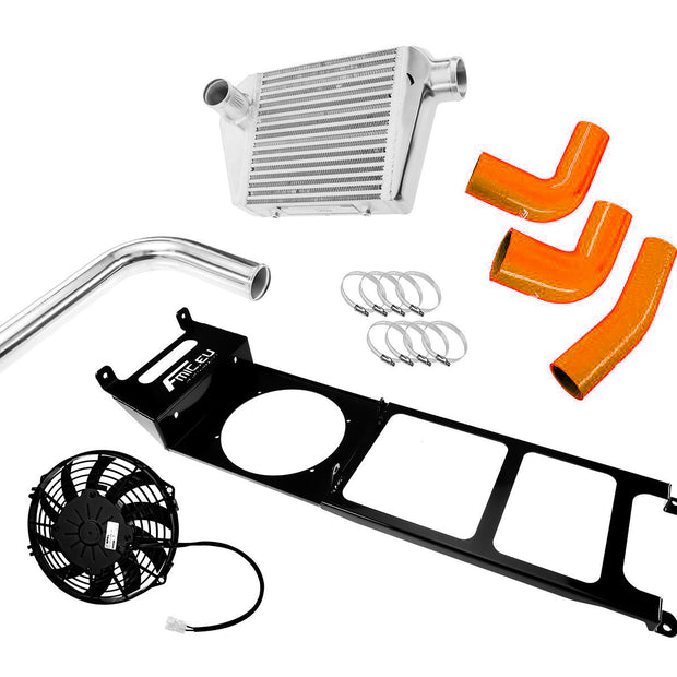 FMIC.EU Intercooler-kit – Nissan Patrol 3.0D M57 Top Mount (Orange)