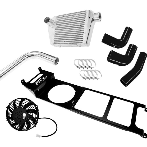 FMIC.EU Intercooler-kit – Nissan Patrol 3.0D M57 Top Mount (Svart)