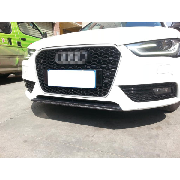 Frontläpp i carbon för Audi A4 S line Sedan 2013–2016 – variant 1