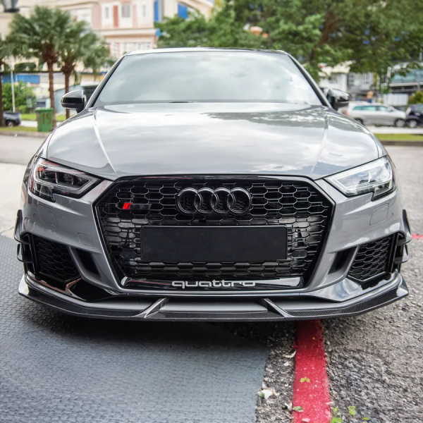 Frontläpp i carbon för Audi RS3 2017–2019 – variant 1