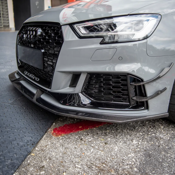 Frontläpp i carbon för Audi RS3 2017–2019 variant 1 – bild 3