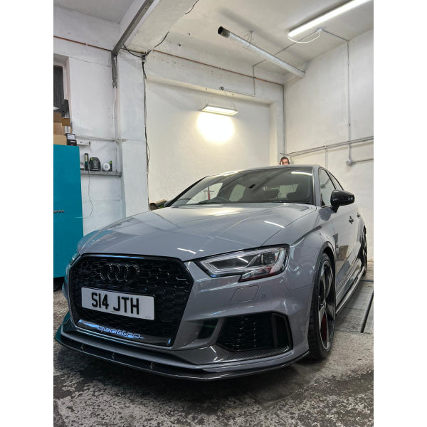 Frontläpp i carbon för Audi RS3 2017–2019 – variant 2