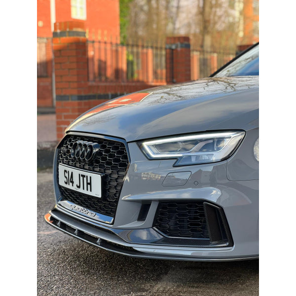 Frontläpp i carbon för Audi RS3 2017–2019 – variant 2