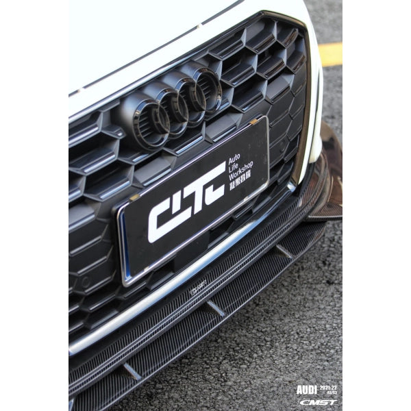 CMST Frontläpp i blank carbon för Audi A3 / S3 8Y Sedan 2020–2023 – bild 2