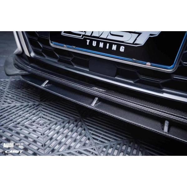 CMST Frontläpp i blank carbon för Audi A3 / S3 8Y Sedan 2020–2023 – bild 3