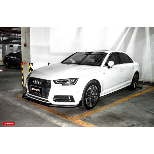 CMST Frontläpp i blank carbon för Audi A4 S line / S4 2017–2024 – bild 4