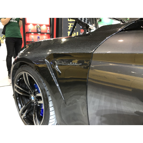 Främre skärmar i Dry Carbon för BMW M2 F87
