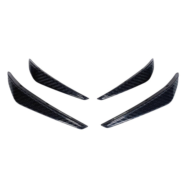 Canards / aero flicks i Dry Carbon för BMW M3 G80 & M4 G82/G83