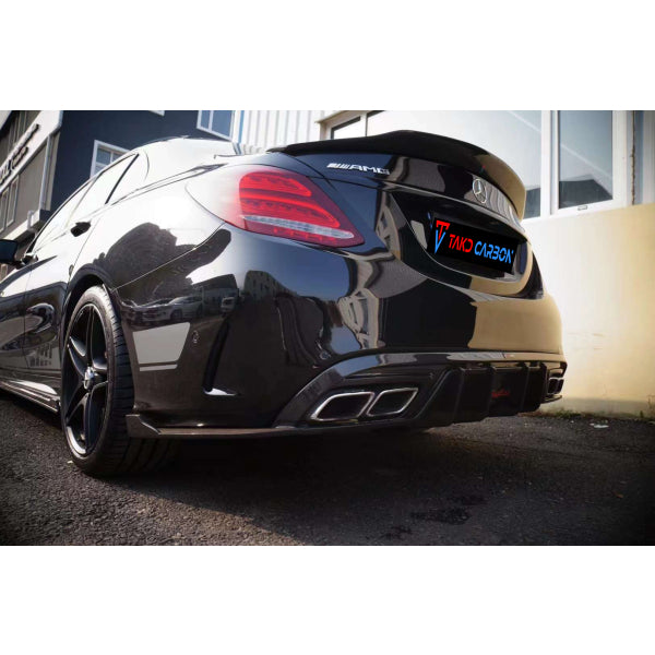 Bakre diffusor i Dry Carbon för Mercedes-AMG C63 (2016–2019)