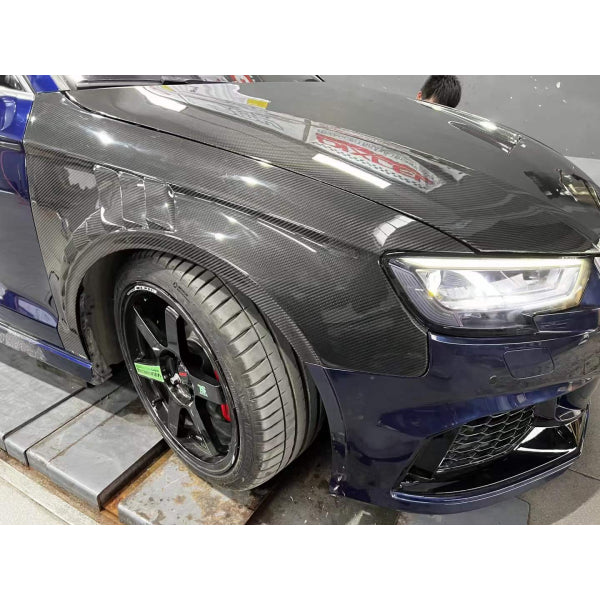 Framskärmar i Dry Carbon för Audi A3/S3 – bild 3