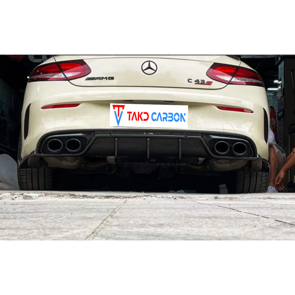 Bakre diffusor i Dry Carbon för Mercedes-AMG C43 Coupé facelift (2019–2021) – bild 4