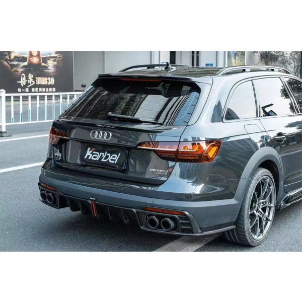 Spoiler till bagageluckan i Dry Carbon Karbel för Audi A4 S line Allroad B9 2017–2019 – bild 5