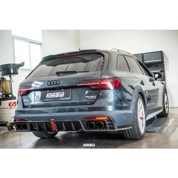 Spoiler till bagageluckan i Dry Carbon Karbel för Audi A4 S line Allroad B9 2017–2019 – bild 6
