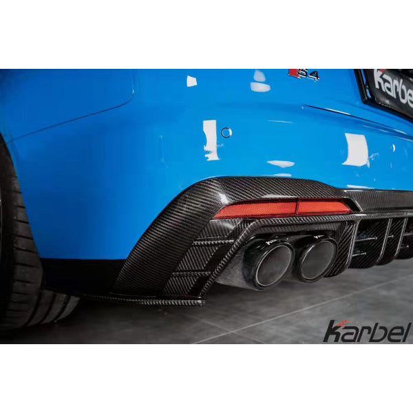 Bakre diffusor i Dry Carbon Karbel för Audi A4 S line / S4 B9 Sedan 2020–2022 – bild 3