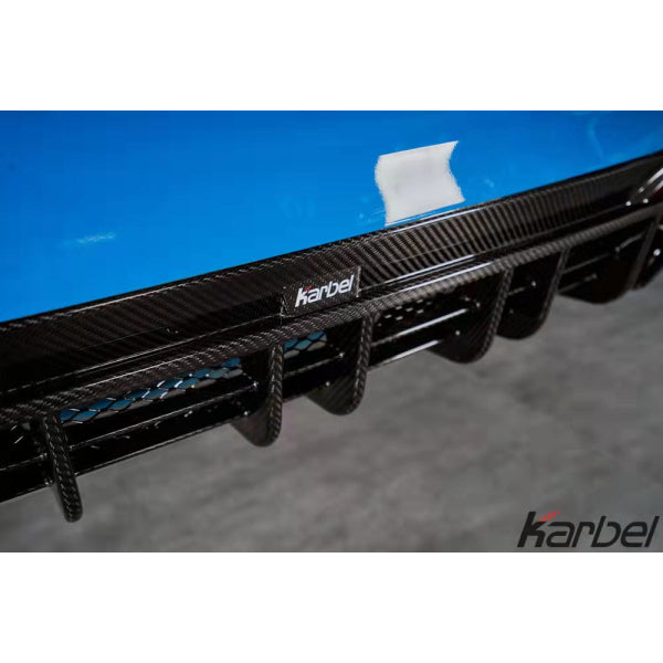 Bakre diffusor i Dry Carbon Karbel för Audi A4 S line / S4 B9 Sedan 2020–2022