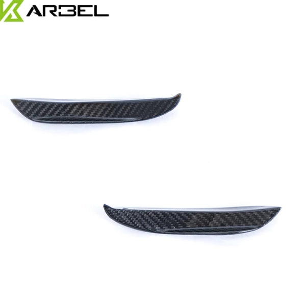 Canards fram i Dry Carbon Karbel för Audi A4 S line / S4 B9 Sedan 2017–2022 – bild 3