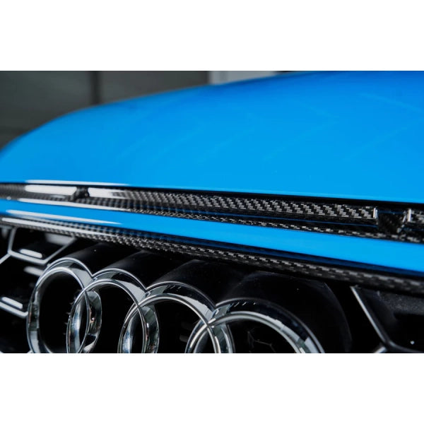 Övre stötfångardekor fram i Dry Carbon Karbel för Audi A4 S line / S4 B9 Sedan 2020–2022 – bild 3