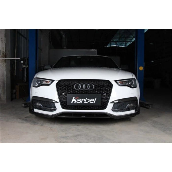 Frontläpp i Dry Carbon Karbel för Audi A5 S line / S5 2012–2016