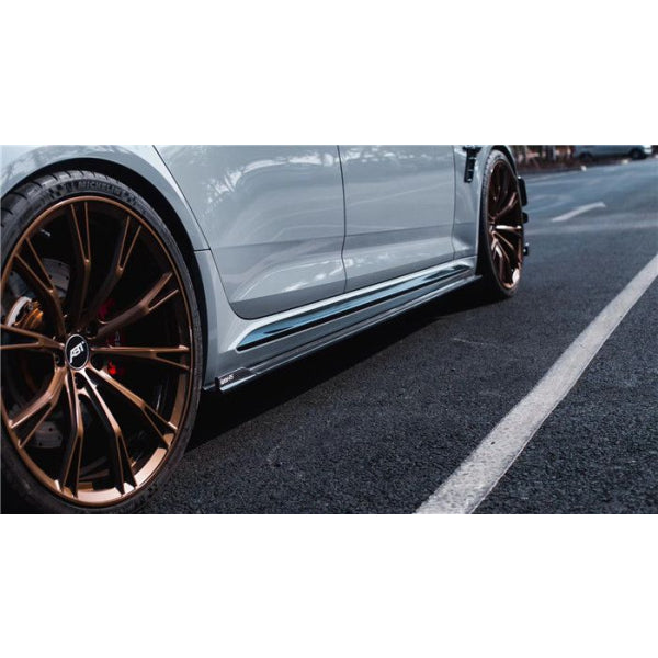 Karbel sidokjolar i Dry Carbon (pre-preg) för Audi RS4 B9 2017–2019 variant 2