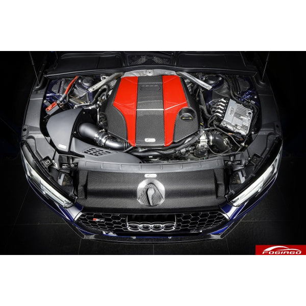 Kylarpanel i Dry Carbon för Audi A4 / S4 / RS4 B9 2.0T / 3.0T 2017–