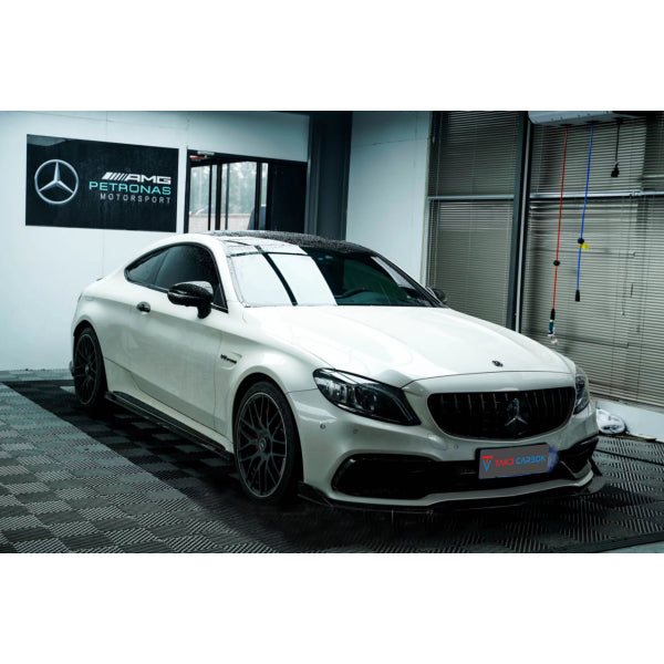 Sidokjolar i Dry Carbon för Mercedes-AMG C63 Coupé (2016–2019)