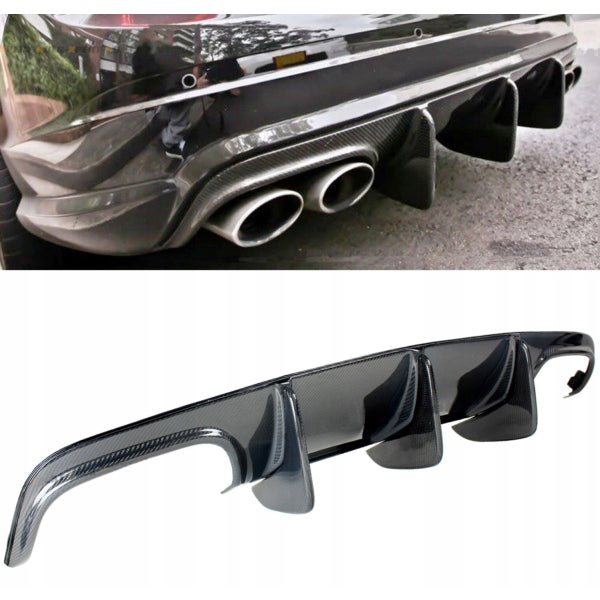 Bakre diffusor i carbon för Mercedes-Benz C63 AMG W204 2007–2011