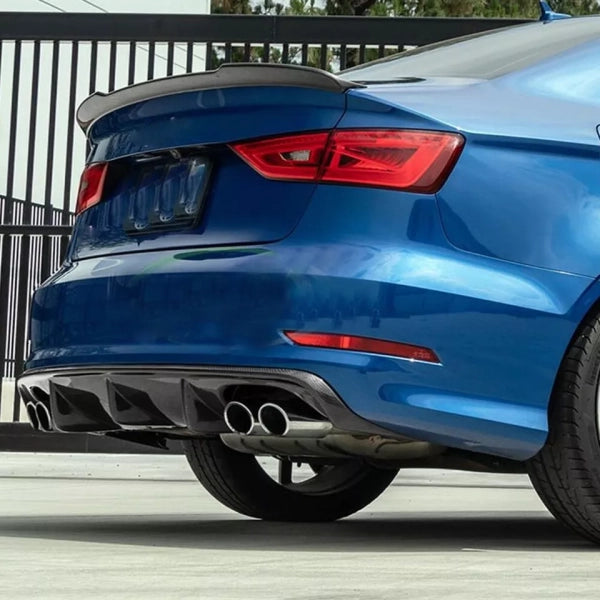 Bakre diffusor i carbon för Audi A3 8V utan S line – variant 1