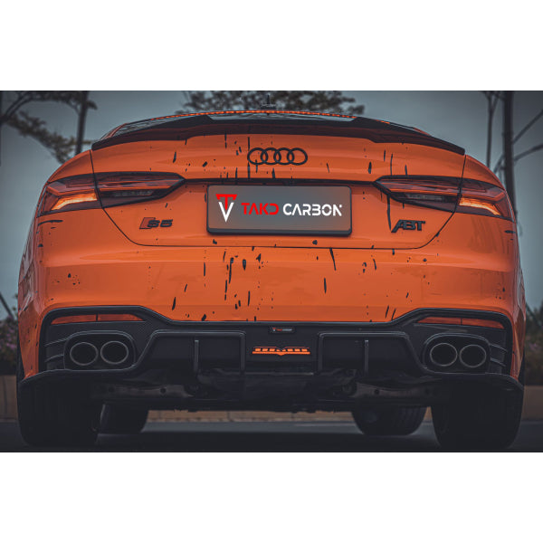 TAKD bakre diffusor i dry pre-preg carbon för Audi A5 / S5 F5 2020–2023 – variant 1