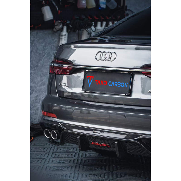Bakre diffusor i dry pre-preg carbon för Audi A6 / S6 C8 2020–2023 – bild 4