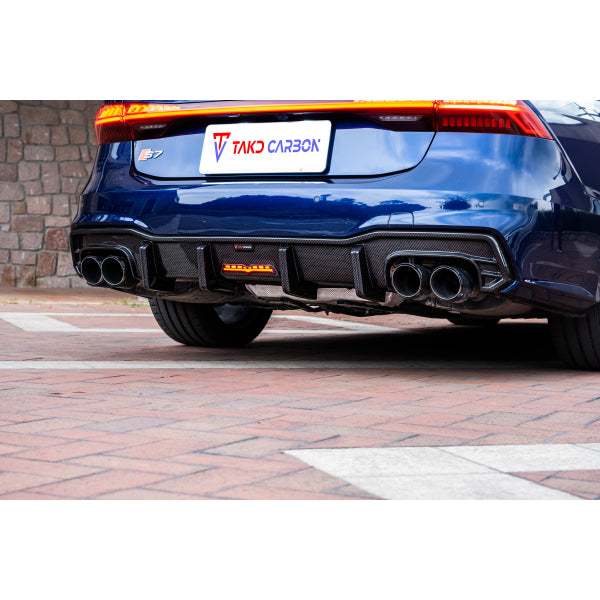 Bakre diffusor i dry pre-preg carbon för Audi A7 / S7 C8 2019–2023