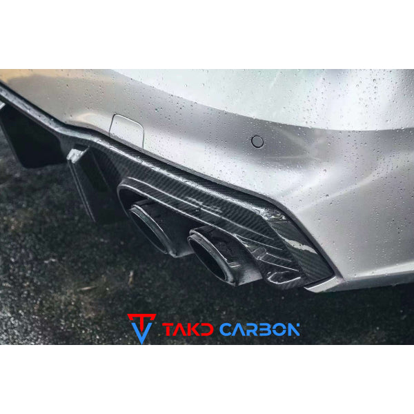 Bakre diffusor i dry pre-preg carbon för Audi A7 / S7 C8 2019–2023 – bild 5