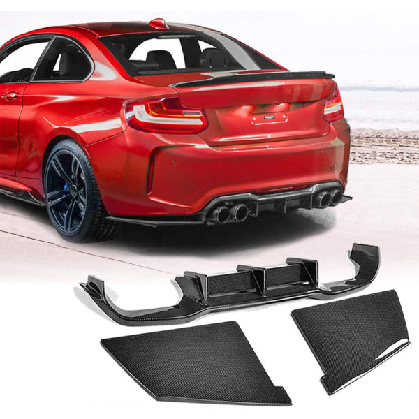 Bakre diffusor MTC-stil i carbon för BMW M2 F87 & M2 Competition – bild 5