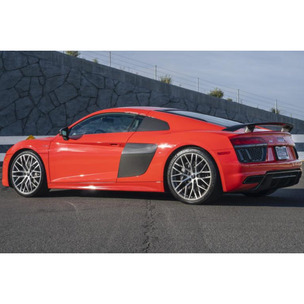 Utbytbara sidodekorer (gälar) i pre-preg carbon för Audi R8 Gen 2