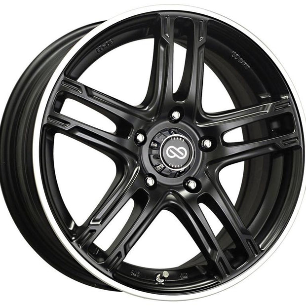 Enkei FD-05 17x7 ET50 5x100 – Fälg i Svart/Polerad