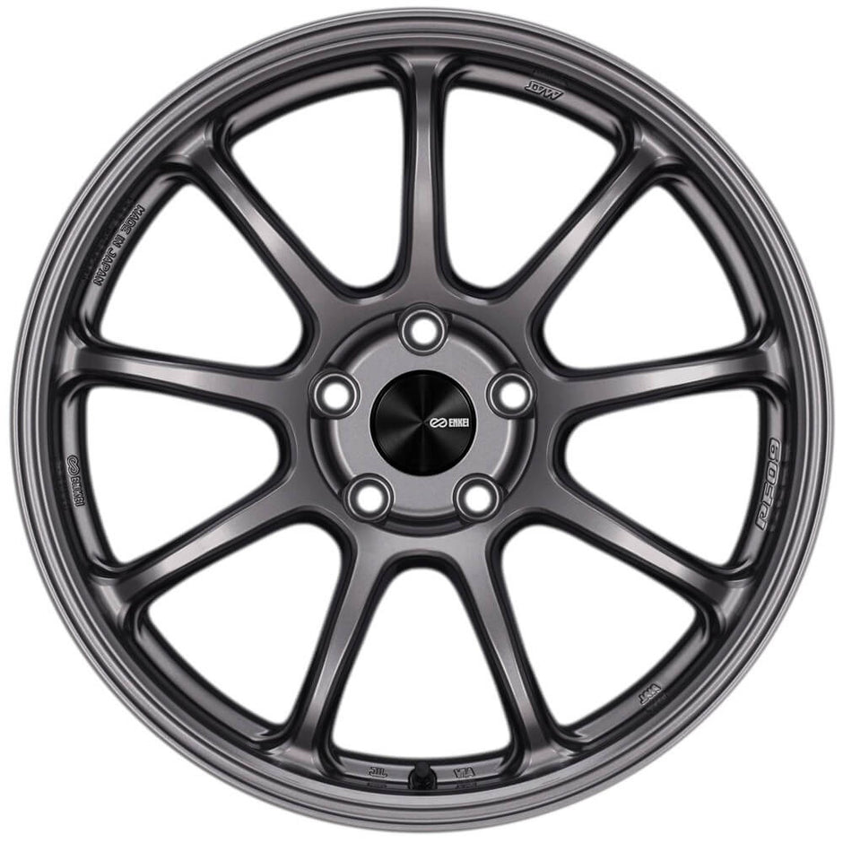 Enkei PF09 18x9.5 ET27 5x114.3 Fälg i Mörk Silver – bild 2