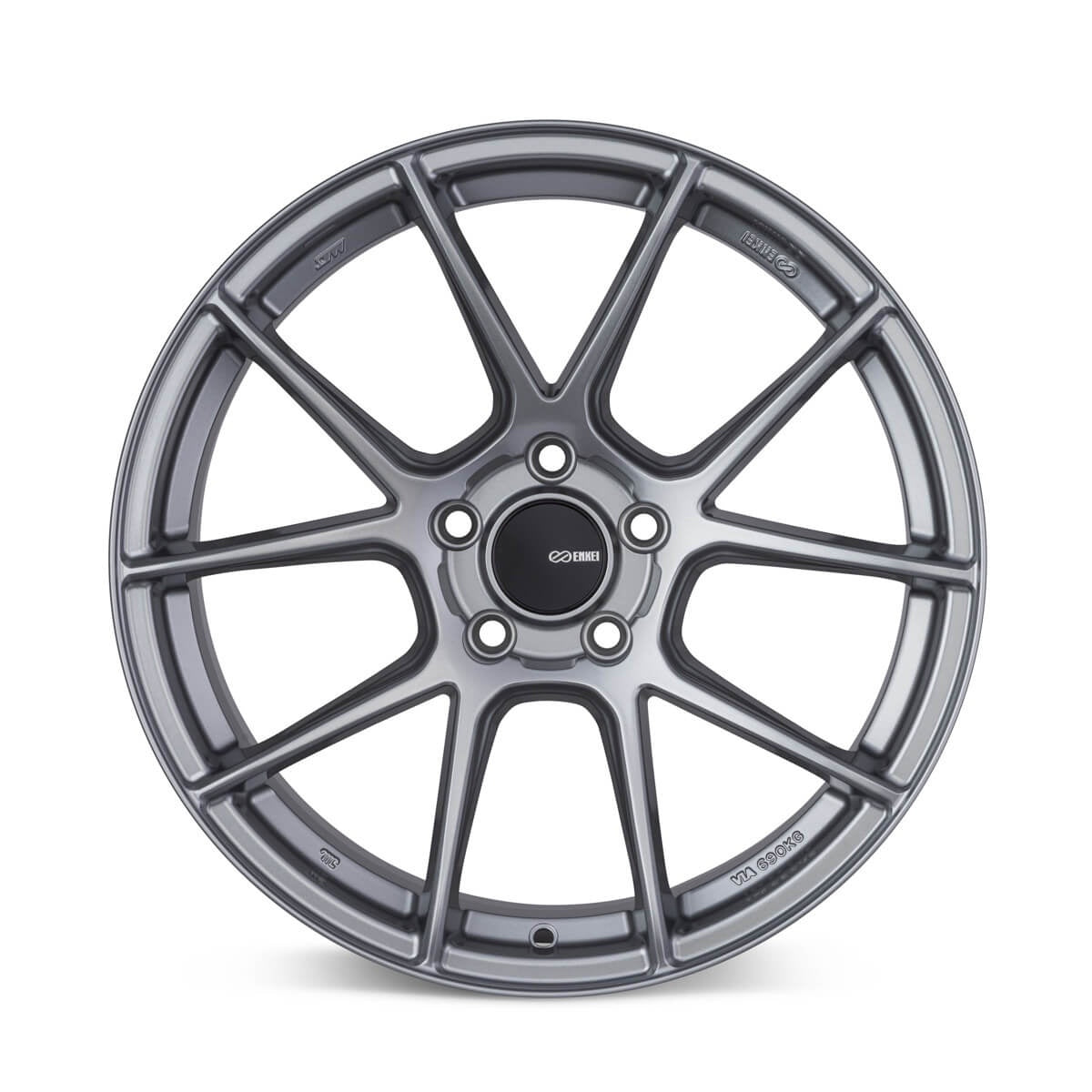 Enkei TS-V 17x8 ET45 5x100 – Fälg i Storm Grå