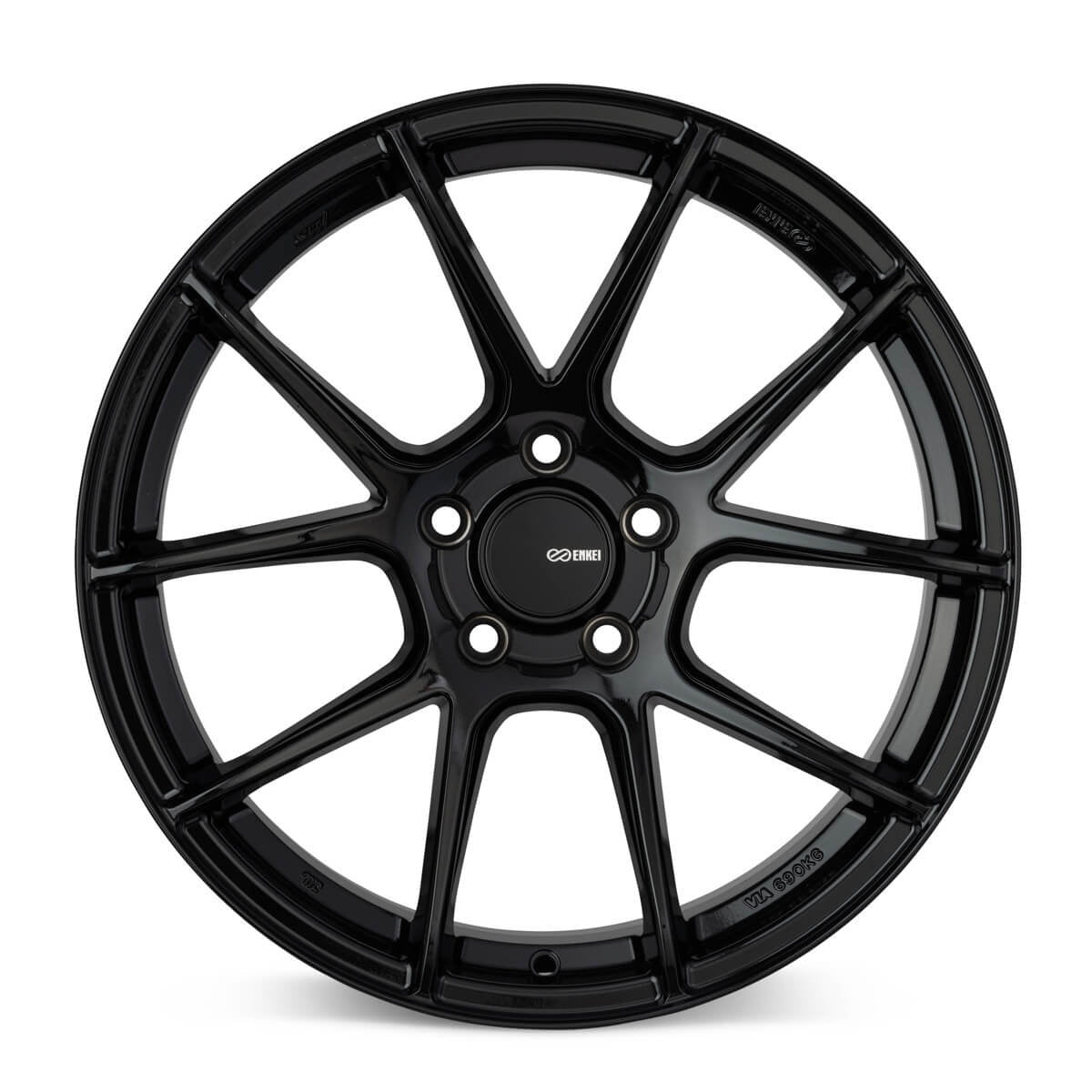 Enkei TS-V 18x8 ET45 5x100 – Fälg i Blanksvart